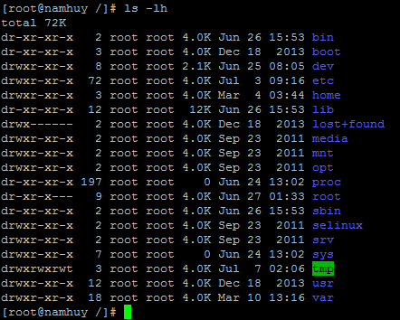 Linux file system structure