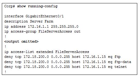 CCNA 3 v7 Modules 3 - 5: Network Security Exam Answers 46